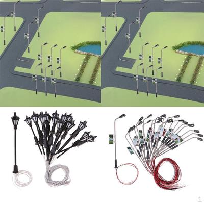 40pcs 1:100 Model Street Crossing HO Scale for Table Accs