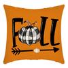 New Thanksgiving Pillowcase Orange Pumpkin Letter Print Home Decoration Holiday Pillow Pillowcase