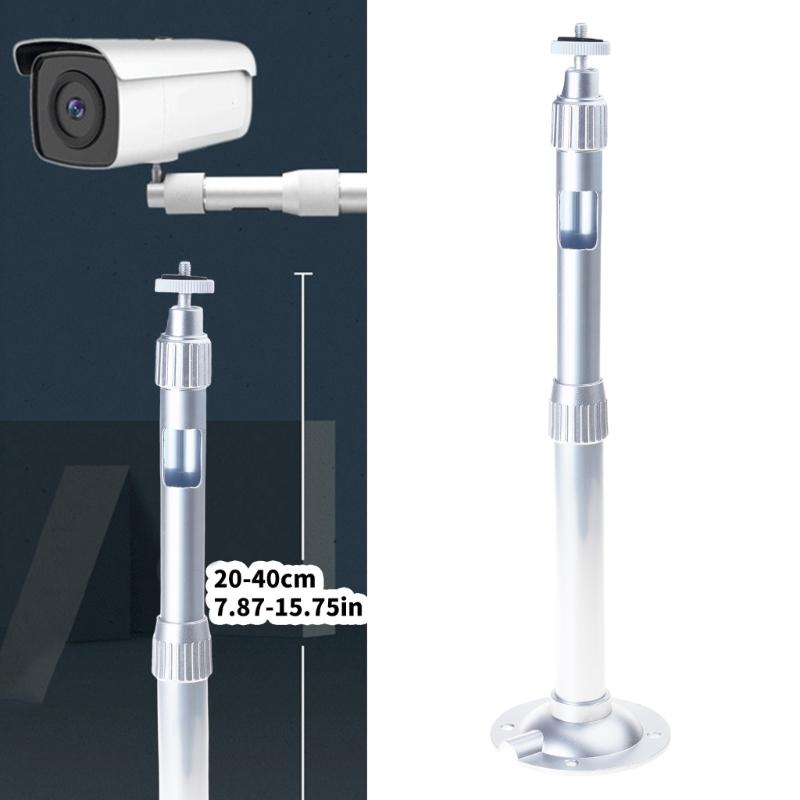 Telescopic Security Camera Bracket Ceiling Camera Mount with Hiddened Wiring Designing Length Ranging 20cm 40cm