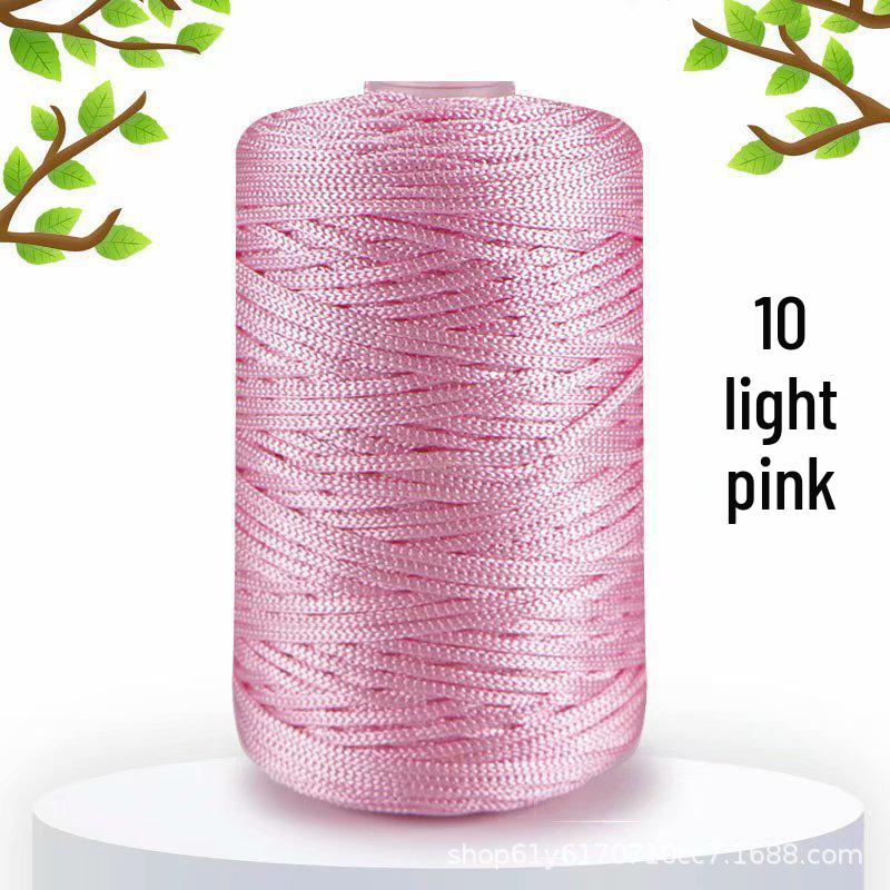 125g Ice Silk Linen Yarn for Knitting: Medium-Thick, Light, and Glossy for Hats, Bags, Cushions, and Crochet Projects.