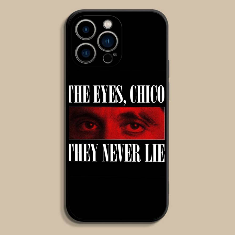 World Is Yours S-Scarfaces Phone Case Silicone Black Soft For iPhone 17,16,15,14,13,12,11,Pro,Max,Plus,E,SE4,Air,Mini