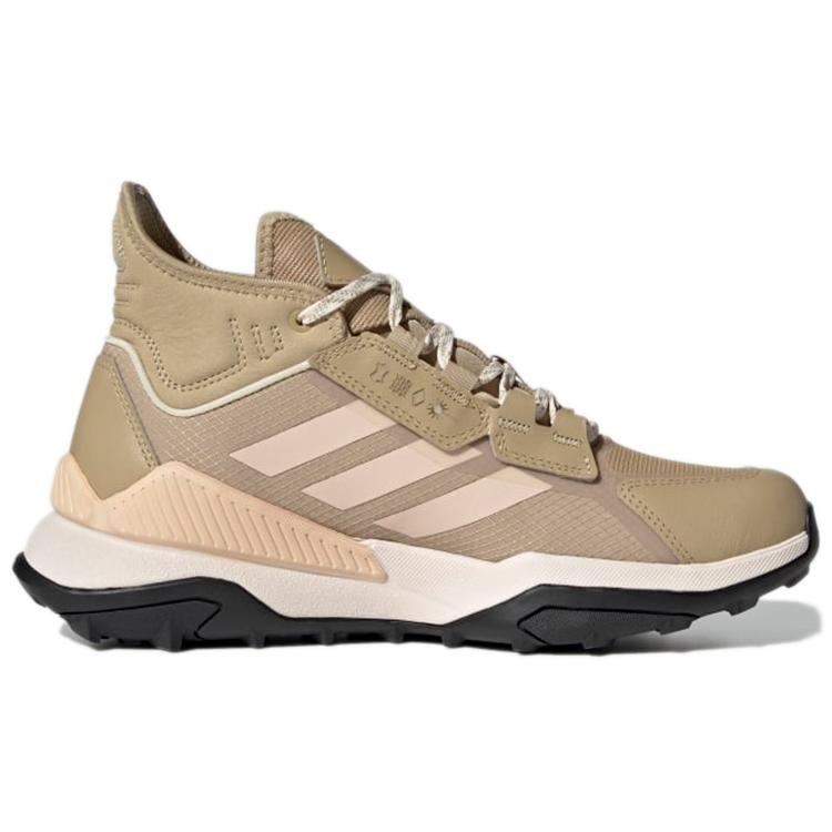New Adidas Terrex Hyperblue Mid Rain Rdy Beige Brown Women's FY9717