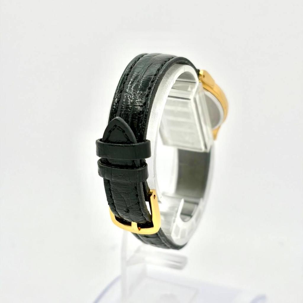 Used [Excellent Condition/New Battery] SEIKO Ladies Watch Gold 7N01-6880 710974 Genuine Belt