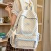 School bag for girls, Korean polka dot backpack for middle and high school students, 1011 new large-capacity single shoulder bag, elementary school  