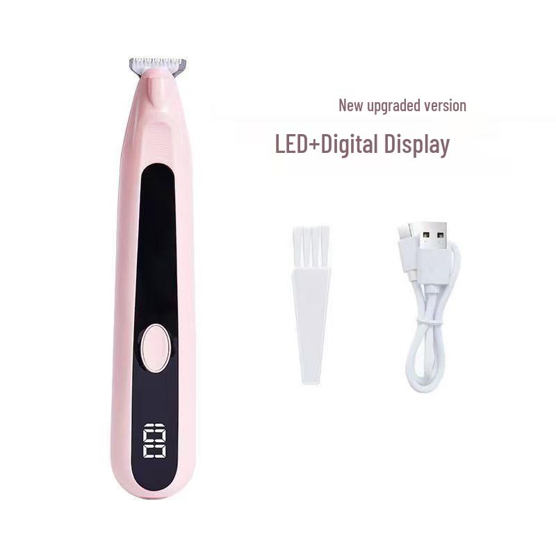 LED Pet Grooming Kit: Electric Hair Trimmer & Nail Grinder for Cats and Dogs
