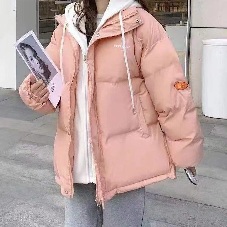 Women's Korean Style Winter Bread Coat - Short, Loose, Thickened Cotton-Padded Jacket
