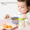 Milchflaschen-Griffabdeckung, multifunktionaler Silikon-Griff, weich, sicher, leicht zu reinigen, Flaschenabdeckung, Baby-Zubehör