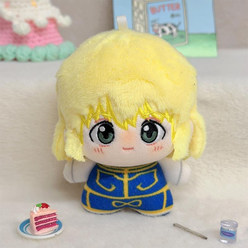 10cm HUNTER×HUNTER Plush Doll Pendant Hisoka Illumi Zoldyck Chrollo Lucilfer Stuffed Toy for Anime Fans