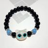 Creatieve Leuke Stereo Lichtgevende Zwart Wit Katje Hanger Ketting Armband Sets voor Vrouwen Koppel Sieraden Sets Accessoire Cadeau