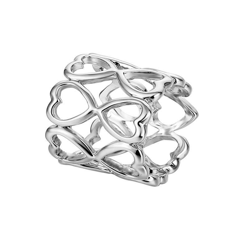 1/4Pcs Alloy Circle Scarves Brooch Pins Metal Heart Hollow Out Silk Scarf Buckle Ring Clips For Women Girls Clothing Accessories