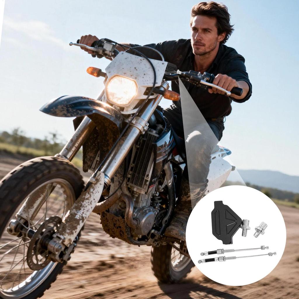 Motorcycle Stunt Clutch Replacement Stunt Replacement With Cable Aluminum Alloy Easy Pull Clutch System For Motocross Trail