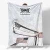 Golf PXGs Flannel Blanket Golfs Sports Blanket for Sofa Decoration Outdoor Decoration