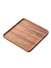 Japansk valnötsbricka hushåll massivt trä tebricka fyrkantig tebricka eftermiddagste snackbricka middagstallrik