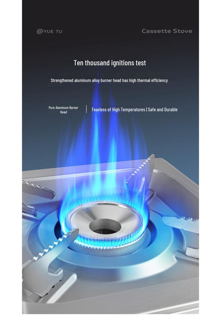 Portable Outdoor Gas Stove for Camping & Tea Brewing
