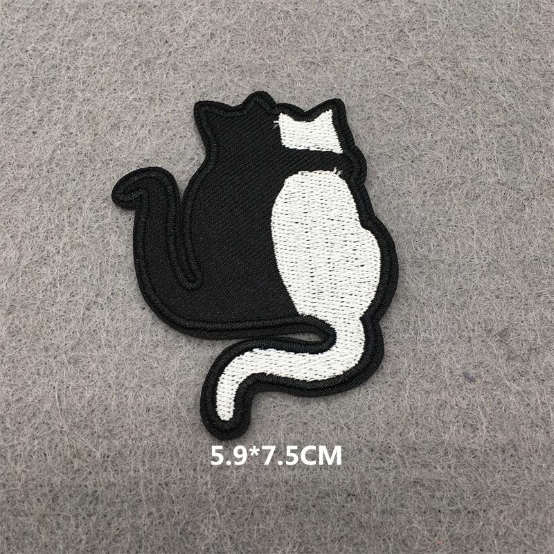 Rainbow Embroidered Patches On Clothes Iron On Patches For Clothing Diy Cartoon Stripes Stickers Anime Patches Appliques Badges