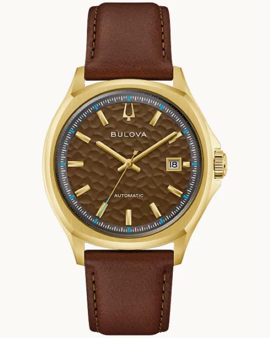 

Bulova Tony Bennett NYC Automatic 39mm Men’s Watch 97B244 коричневий