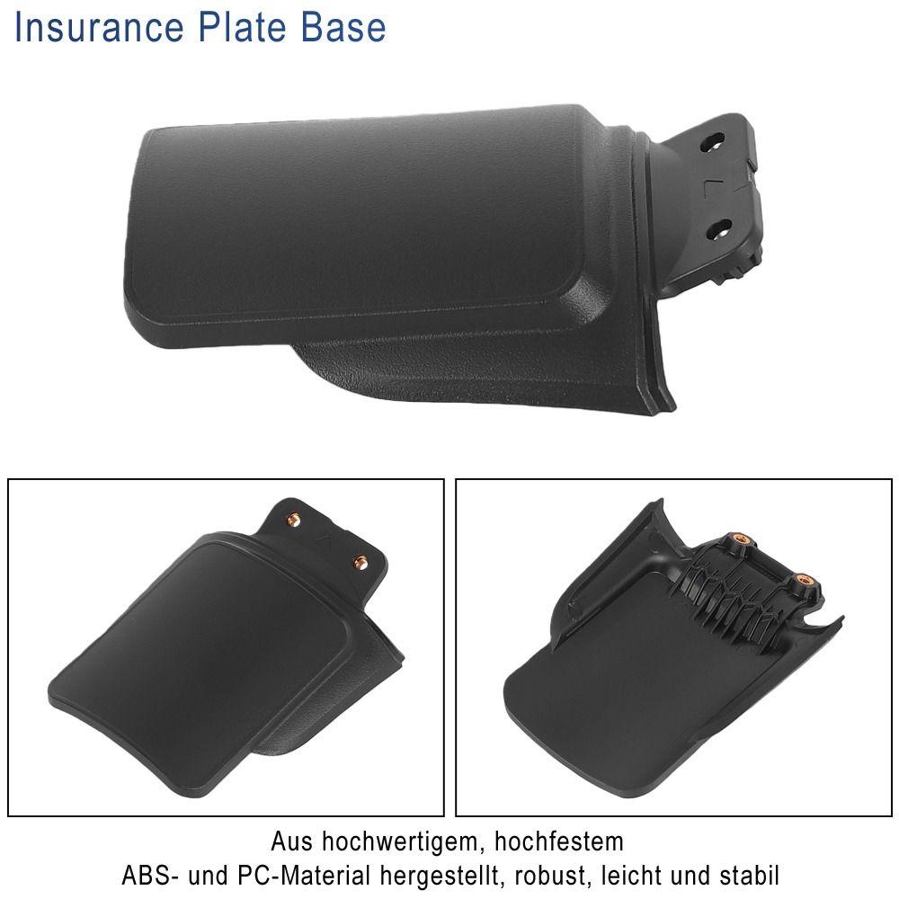 Base Mount Rear Fender License Holder Reflective Shell for Ninebot MAX G3 Night Riding