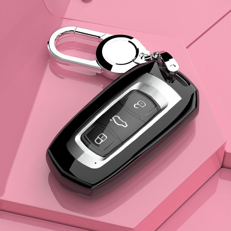 Étui à clé Geely Geometry Emgrand EV: Coque intégrale pour télécommande de véhicule à énergie nouvelle 16-24