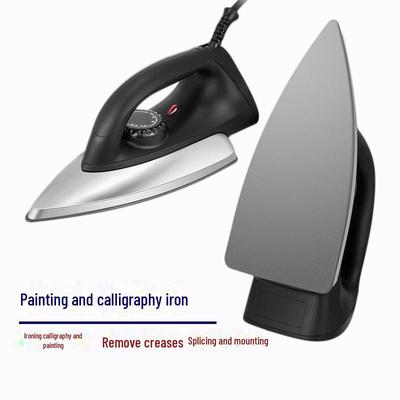 Vintage Electric Iron for Calligraphy and Painting: Mounting, Hot Stamping, and Wrinkle Removal On Rice Paper and Wood Veneer
