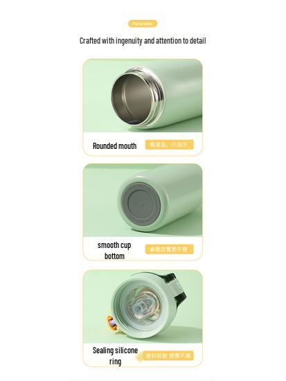 Kids' Thermos Straw Cup: Portable, Insulated, Bounce-Top for On-the-Go. Ideal for Students and Active Lifestyles.
