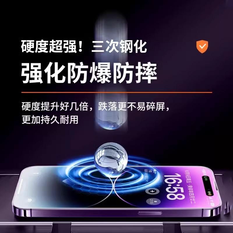 Applicable apple 11 dust net tempered film iphone11promax high definition 11 anti-privacy 1plus anti-blue se1