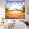 Roblox Custom Your Name Wall Decor Tapestry Art For Pet Memorial Birthdaywedding Party Backdrop Family Gift