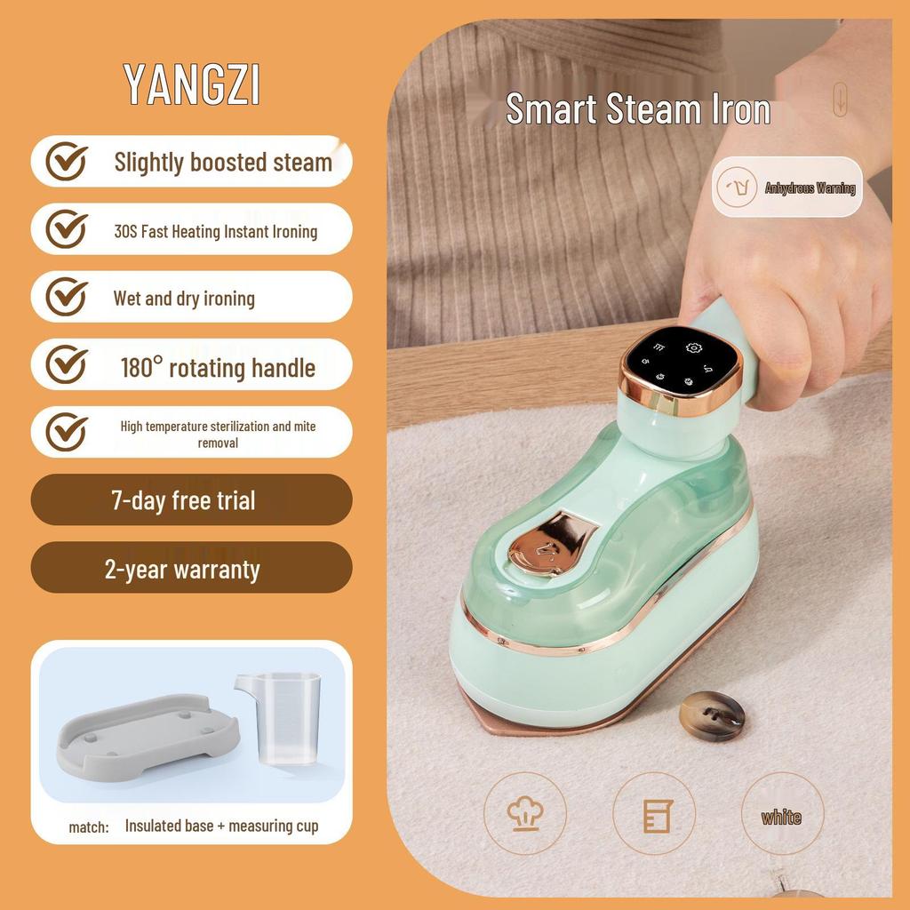 Portable Handheld LCD LED Garment Steamer Iron