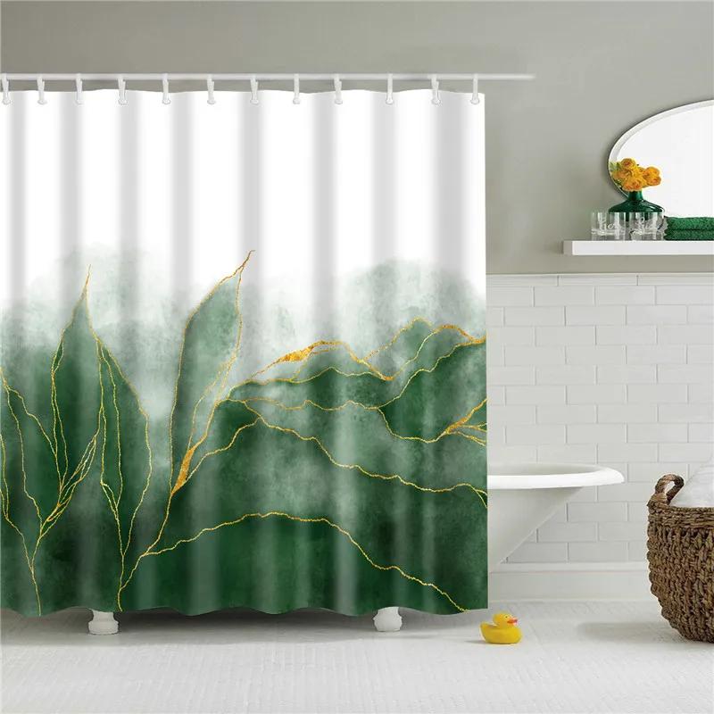 Beach Sea Seaside Shower Curtains Nature Scenery Waterproof 3d Bathroom Curtains Home Decoration Washable Bath Screen with Hooks