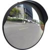 VidaXL Outdoor Convex Traffic Mirror PC Plastic Black 30 Cm