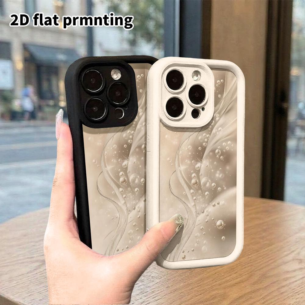 Phone Case: 2D Flat Design Suitable for iPhone 18 17 16 15 14 13 Pro Step Protection Case, Silk Pearl, Christmas and Halloween Gifts