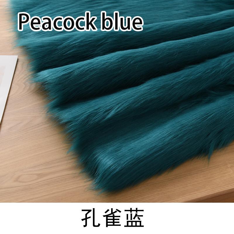 5cm Wool Length 180cm Wide High-grade Imitation Fox Hair Plush Fabric Carpet Fur Clothing Animal Fursuit Hair DIY Sewing Fabric