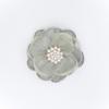 5Pcs 3D Beaded Center Chiffon Artificial Flowers for DIY Sewing Garment Patch Photo Prop Party Decoration