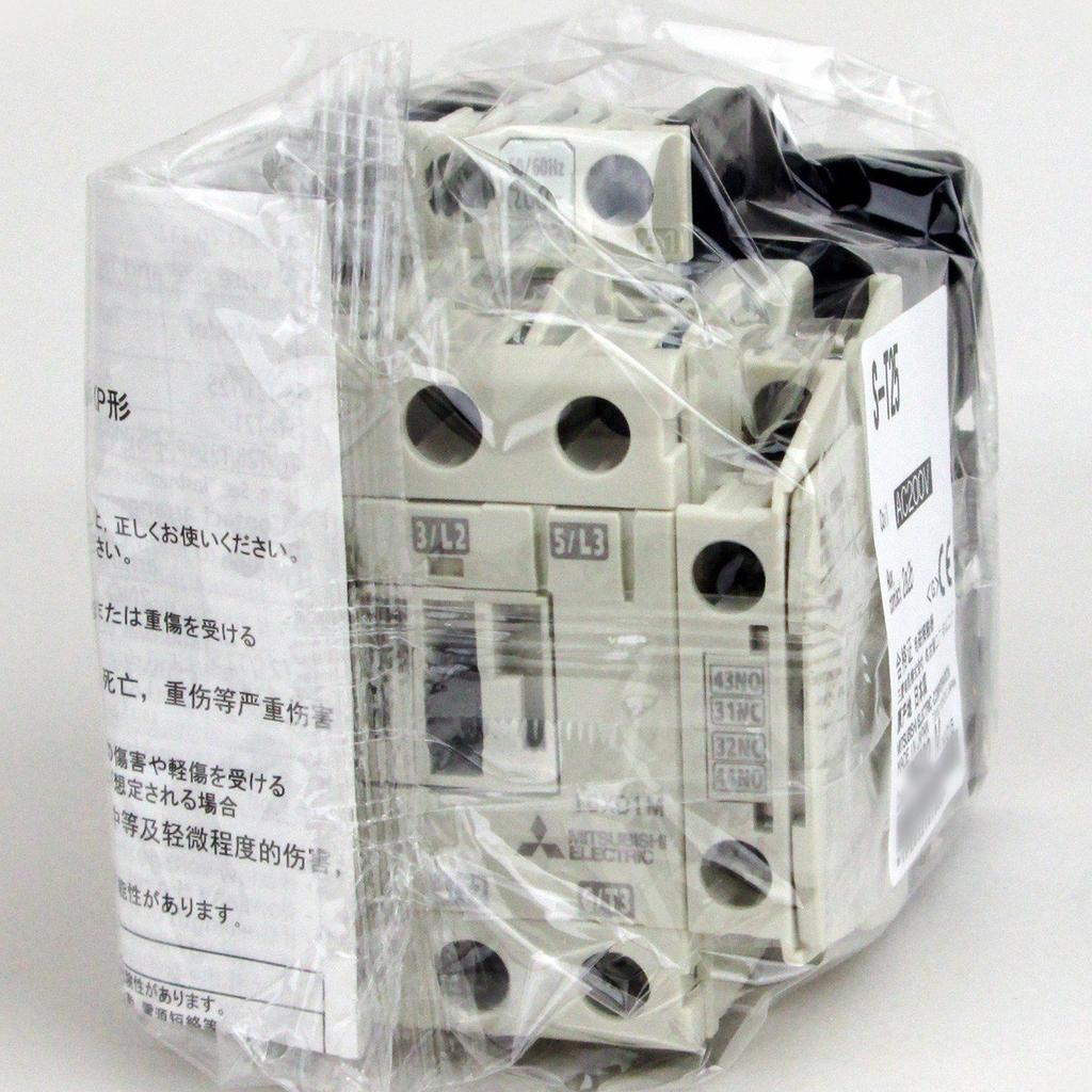 Mitsubishi Electric AC100V 2a2b Electromagnetic Contactor Rating Part Protection NN S-T25 (Auxiliary Contact 2a2b) (Typical 26A) (DIN Rail/Screw