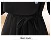 Azure Night Traveler Faux Two-Piece French Dress, 2026 Autumn/Winter Collection
