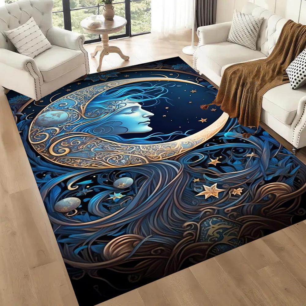 Celestial Harmony Floor Mats for Living Room, Bedroom and Room Decoration Are Suitable for Gifts.