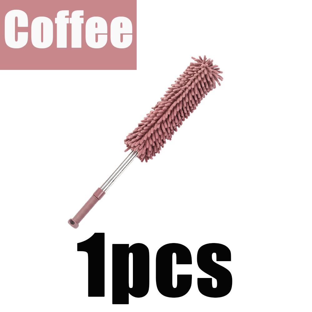 1pc Extendable Handle Duster Telescopic Dust Brush Cobweb Brush Clean Flooring Ceilings Computer Tv Cobweb Mites Gap Dust Tool