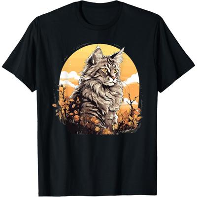 Maine Coon Cats Maine Coon Cat T-Shirt for Men Women Girls Kids