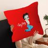 B-Betty Girl B-Boop Cushion Cover Inches Farmhouse Decor Home Throw Pillow Covers for Couch Decorations