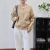 Autumn and winter new temperament knitted cardigan gentle lazy wind soft waxy sweater jacket women