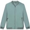 FILA Solid Color Casual Baseball Collar Woven Baseball Jacket Men jackets Glass-Green F11M322702F-GN