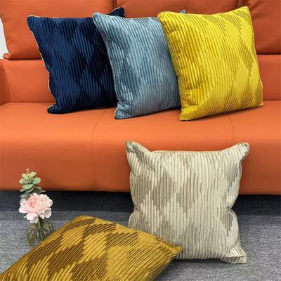 Plain Pillow, Pillow Case, Sofa Cushion, Velvet Lumbar Support, Ultrasonic Bag, Leather Bedside Pillow