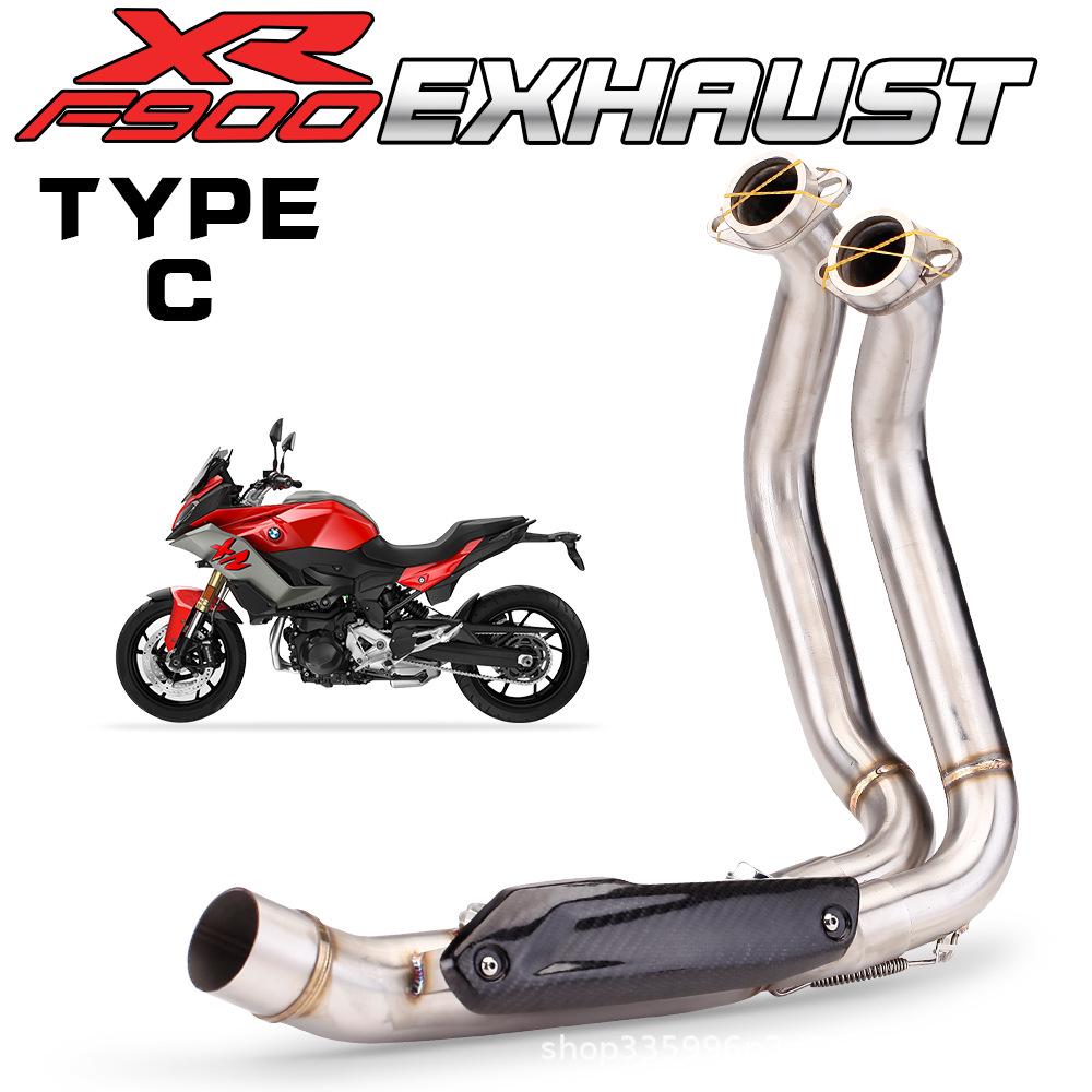 F900XR ve F900R Motosikletler İçin Karbon Fiber Egzoz (2020-21) - Değiştirilmiş Ön ve Tam Bölümler