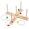 1 Set Throwing Ring Ferrule Game For Family Children Wooden Educational Toy Ferrule Game Puzzle Toy Ring Toss Montessori Toys