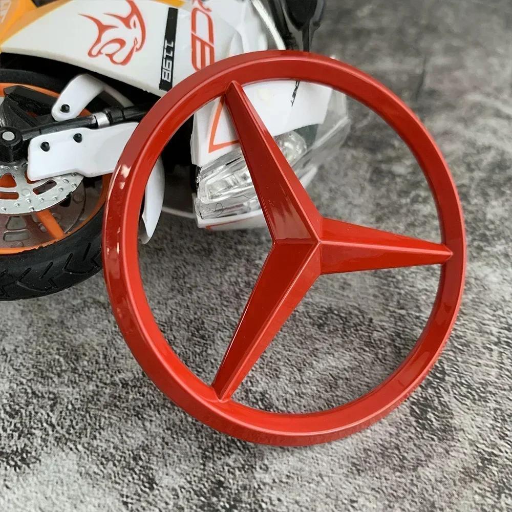 70mm 3D Metal Car Styling Engine Badge Decoration Hood Emblem Sticker for Mercedes Benz E C G M R S Class W176 W204 W212 GLC CLA ILNOP1