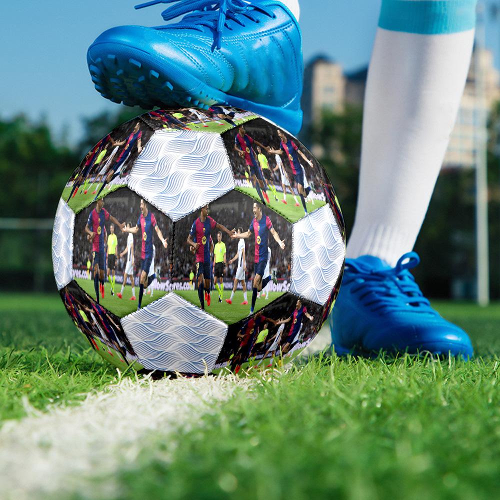 1pc World Cup football stars Football Soccer Ball Size 5 Indoor Soccer Ball Fashion Colorful Backyard Game -Great For Sports Fans Gift