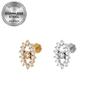 Gatte European Cross 316L Stainless Steel Eye Butterfly Knot Ear & Lip Stud