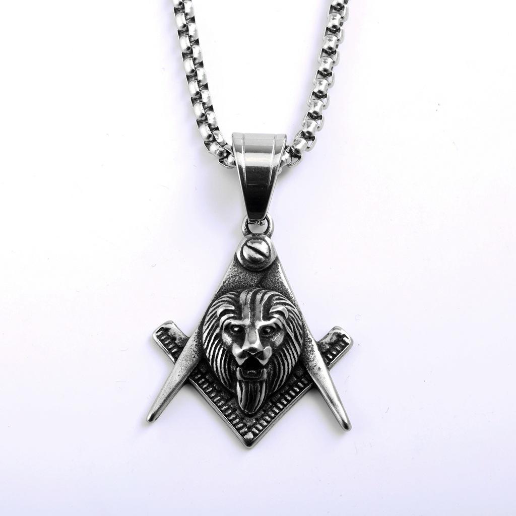 Европейское Ретро Панк Нержавеющая Сталь Животное Подвеска Ожерелье