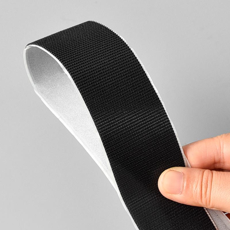 

Adhesive Hook & Loop Fastener Dual-Sided Black/White Carpet Pad Stickers