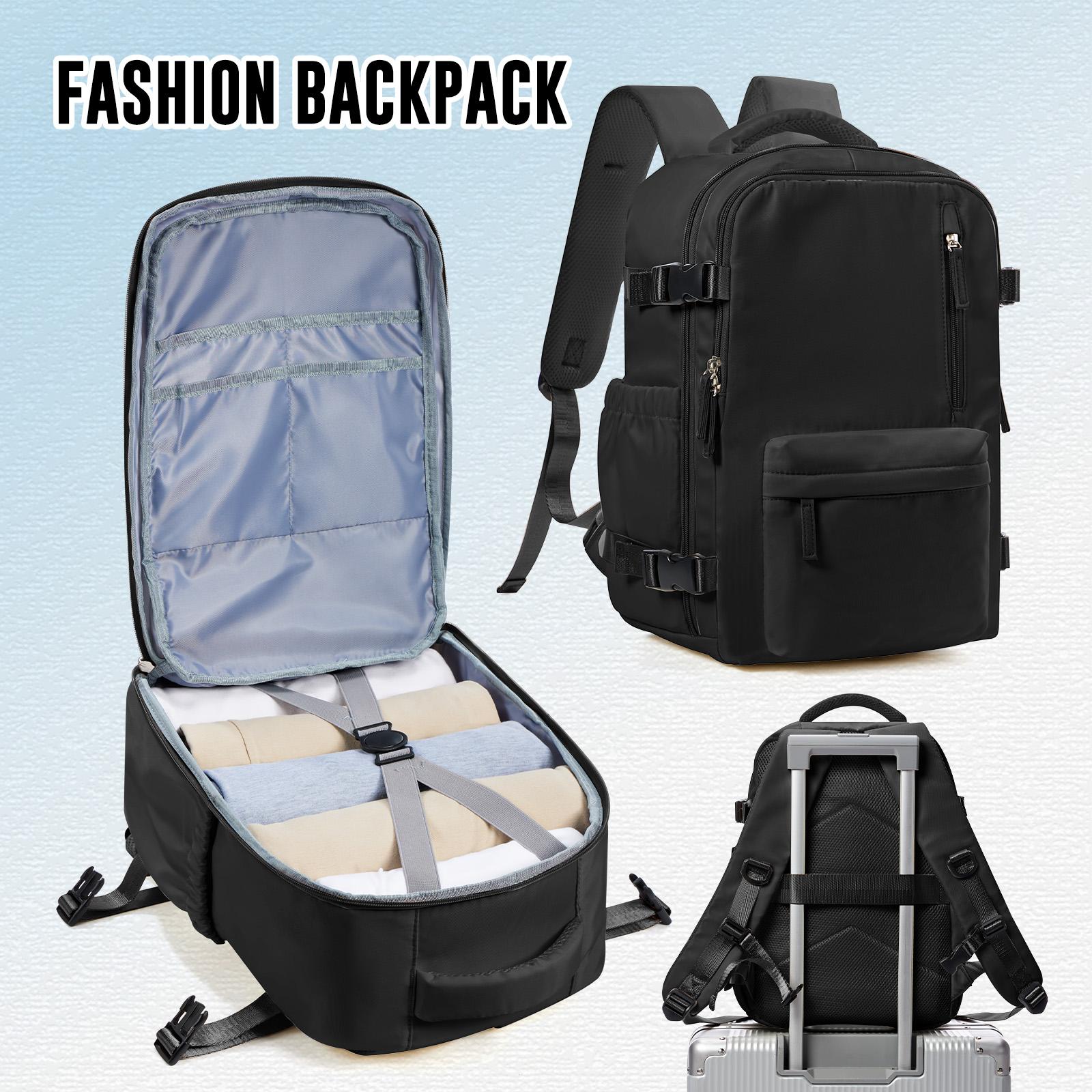 

Дорожный рюкзак женский мужской ручная кладь в самолет 40x20x25 рюкзак Ryanair бизнес рюкзак для ноутбука школьный рюкзак ручная кладь Viagem Bag чёрный