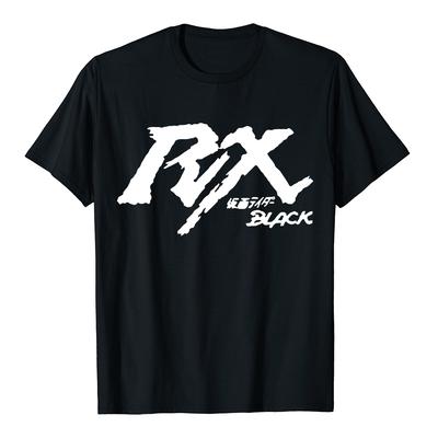 Kamen Rider Black RX T-Shirt Edenoi Dex T-Shirt Mode 100% Baumwolle Weich Atmungsaktiv EU-Größe Geschenkidee Sommer T-Shirts Oberteile